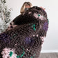 Honey Bear Floral Sherpa Jacket / Espresso