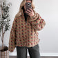 Honey Bear Floral Sherpa Jacket / Teddy Rose (PREORDER - EST SHIP  10.7)