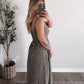 Blackberry Basket Gingham Maxi Dress (Tall Friendly)