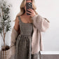 Blackberry Basket Gingham Maxi Dress (Tall Friendly)
