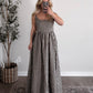 Blackberry Basket Gingham Maxi Dress (Tall Friendly)
