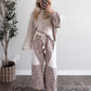 Cozy Camp Floral Quilted Jogger (PREORDER - EST SHIP  10.7)