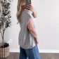 Element Short Sleeve Sweater / Grey
