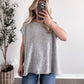 Element Short Sleeve Sweater / Grey