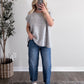 Element Short Sleeve Sweater / Grey