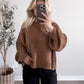 All-Season Relaxed Sweater / Warm Brown