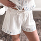Seashell Embroidered Short Set
