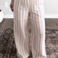 Day Drift Striped Cotton Pant
