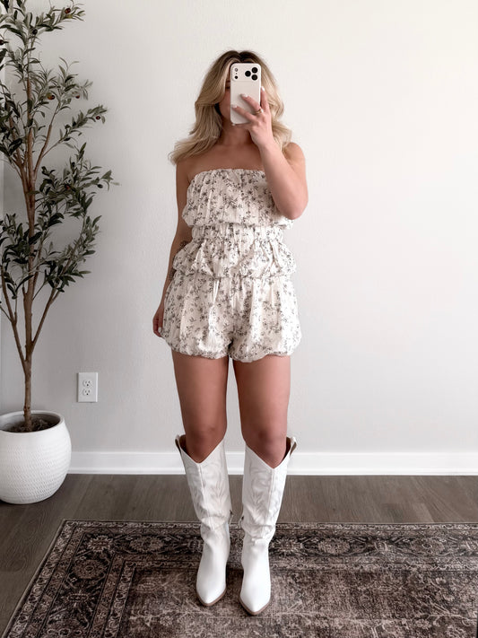 Vintage Poet Foral Bubble Set