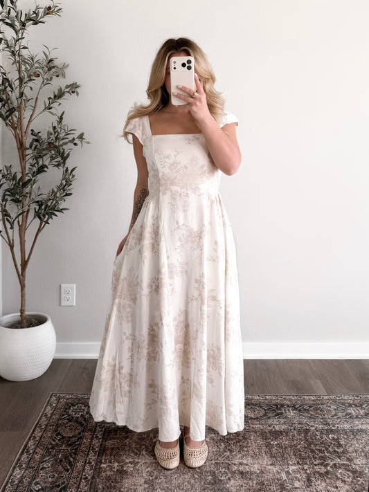 Heaven Sweet Floral Midi Dress