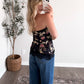 Moonlit Floral Lace Top