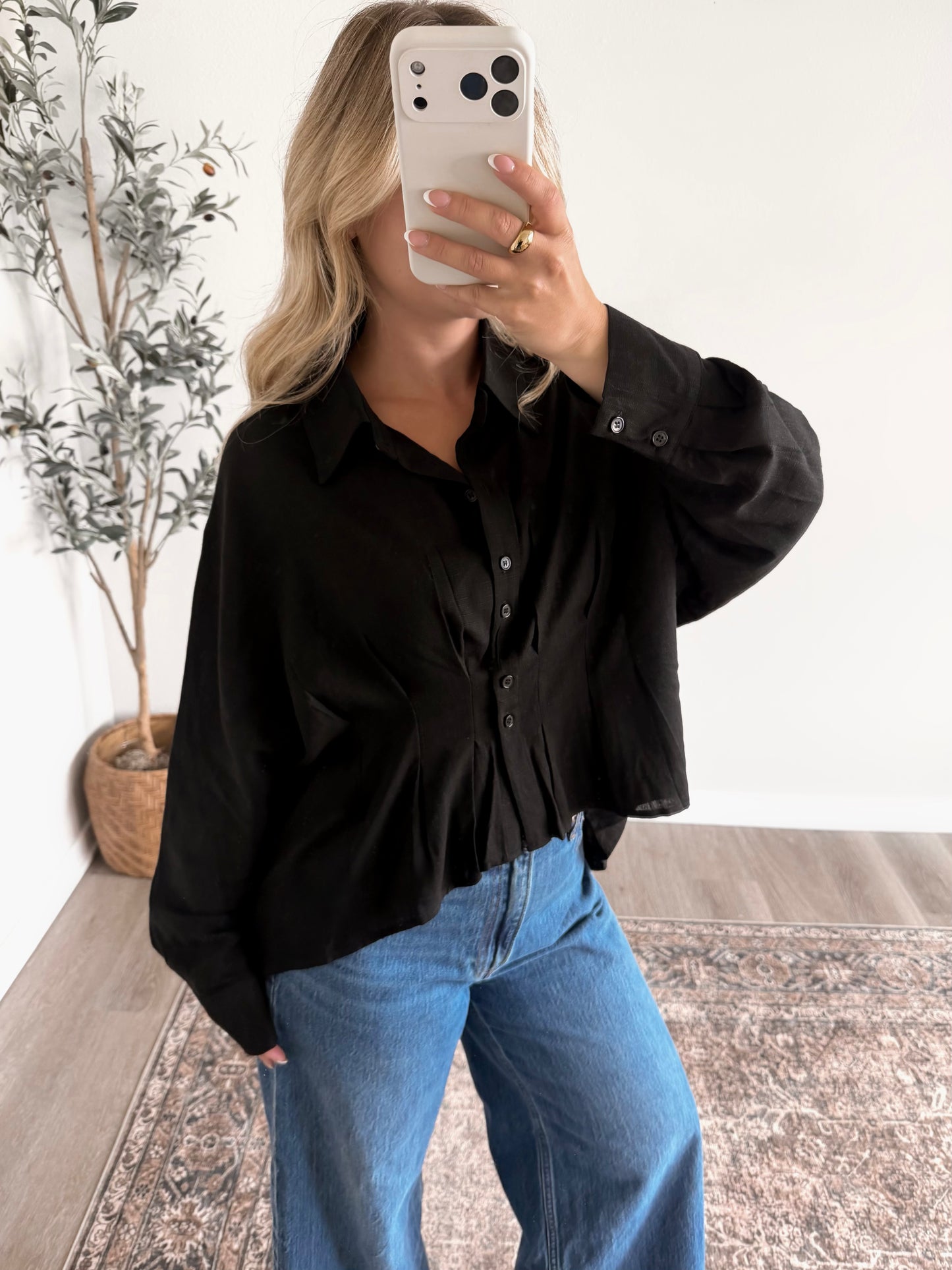 Townhouse Button Top
