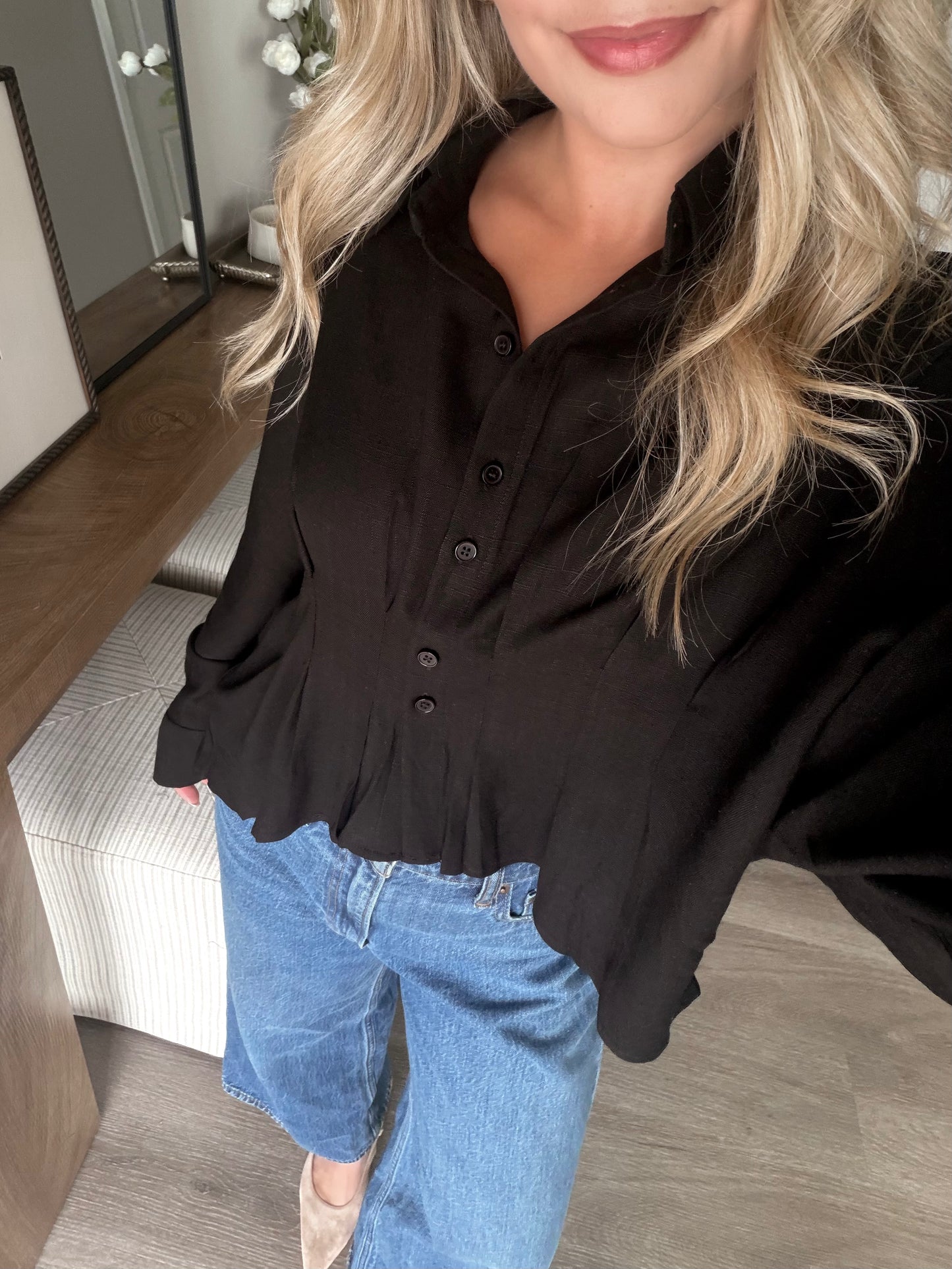 Townhouse Button Top