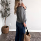 Boston Gingham Button Top