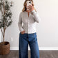 Simple Button Top / Lt Grey