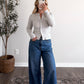 Simple Button Top / Lt Grey