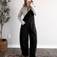 All Fall Barrel Overalls / Black (Restocking Late September)