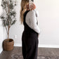 All Fall Barrel Overalls / Black (Restocking Late September)