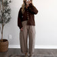 Banana Bread Gingham Pants