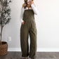 Outlook Barrel Denim Overalls / Olive