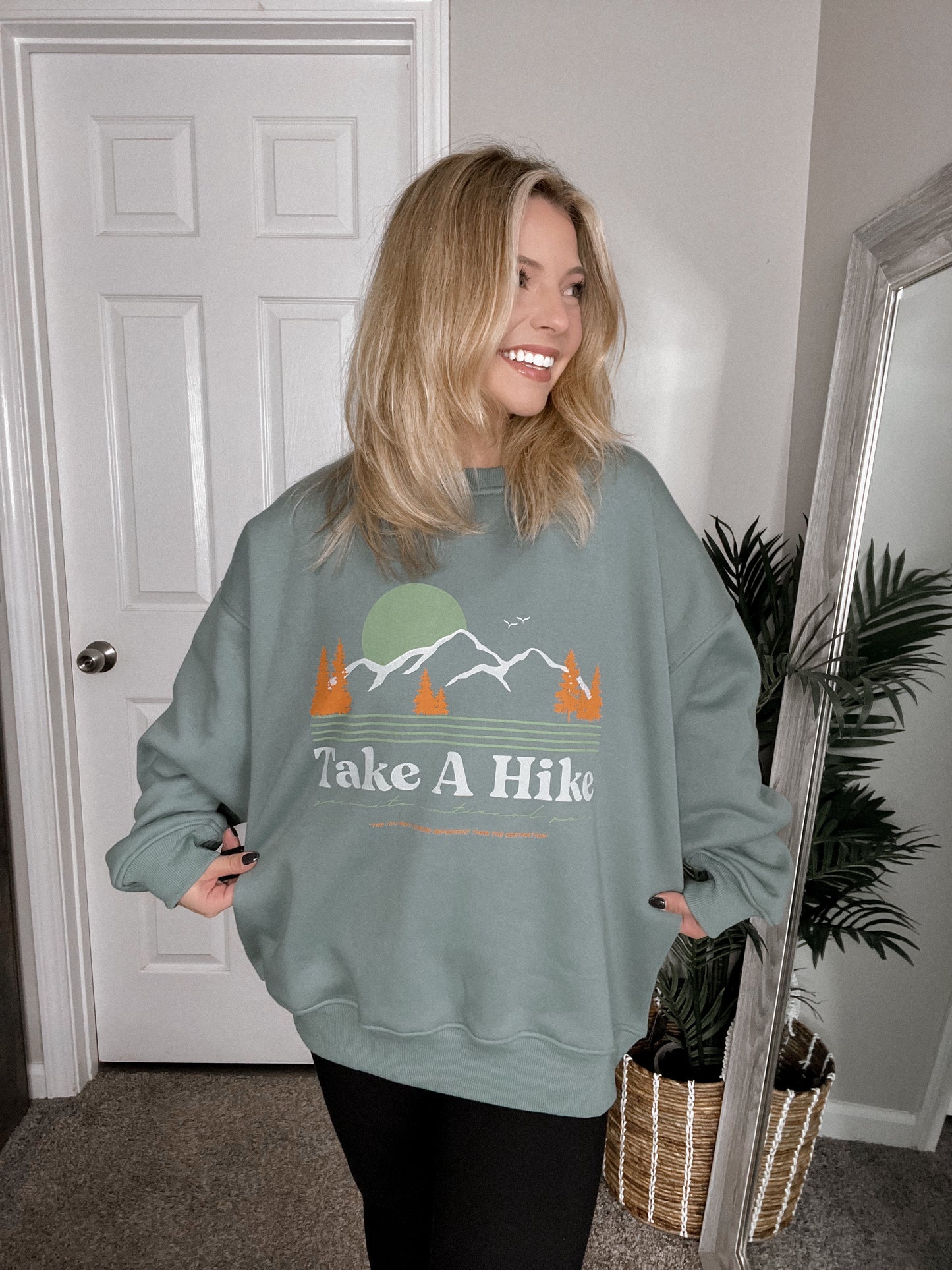 Take A Hike Pullover Sweatshirt Final Sale