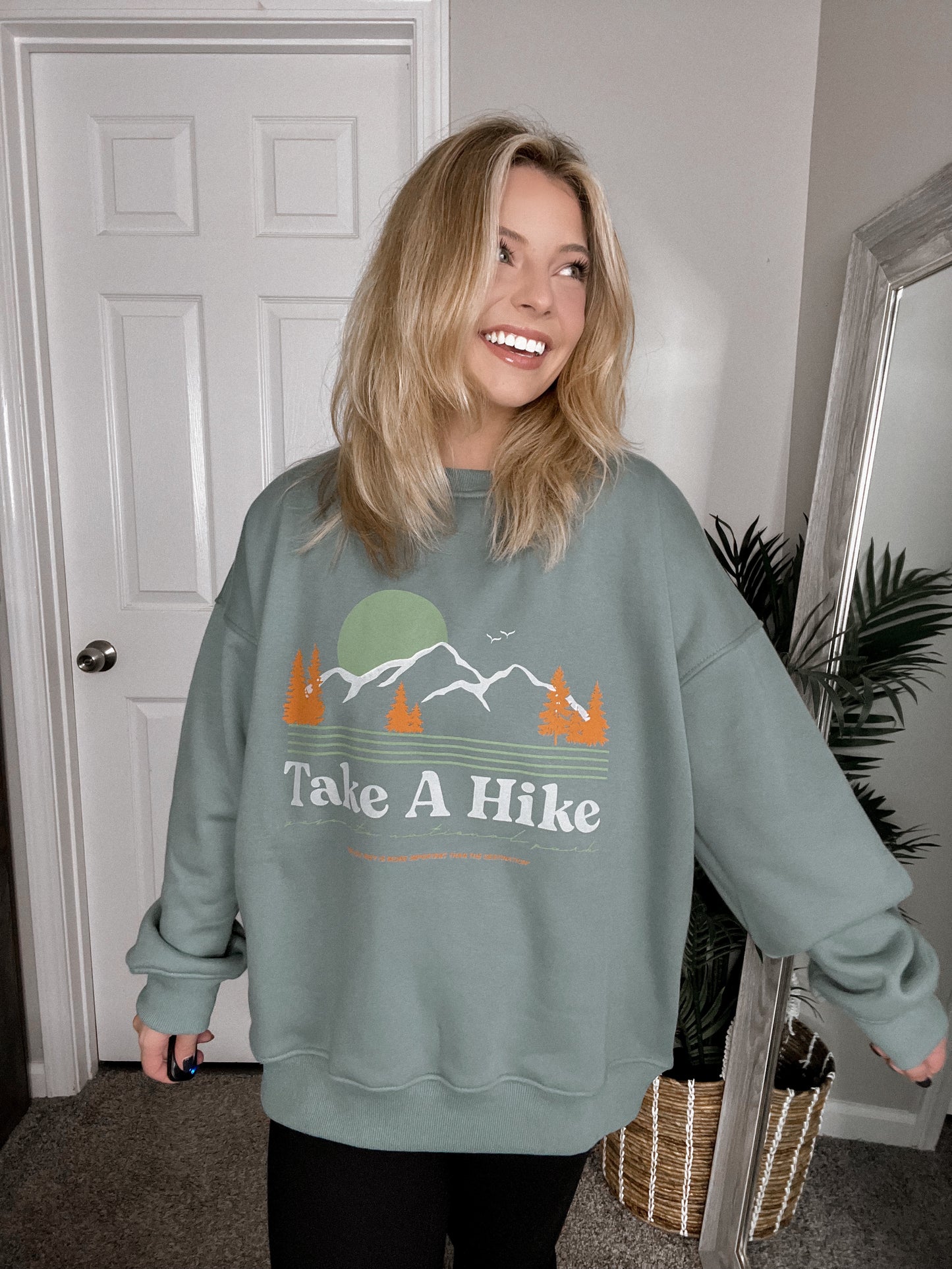 Take A Hike Pullover Sweatshirt Final Sale