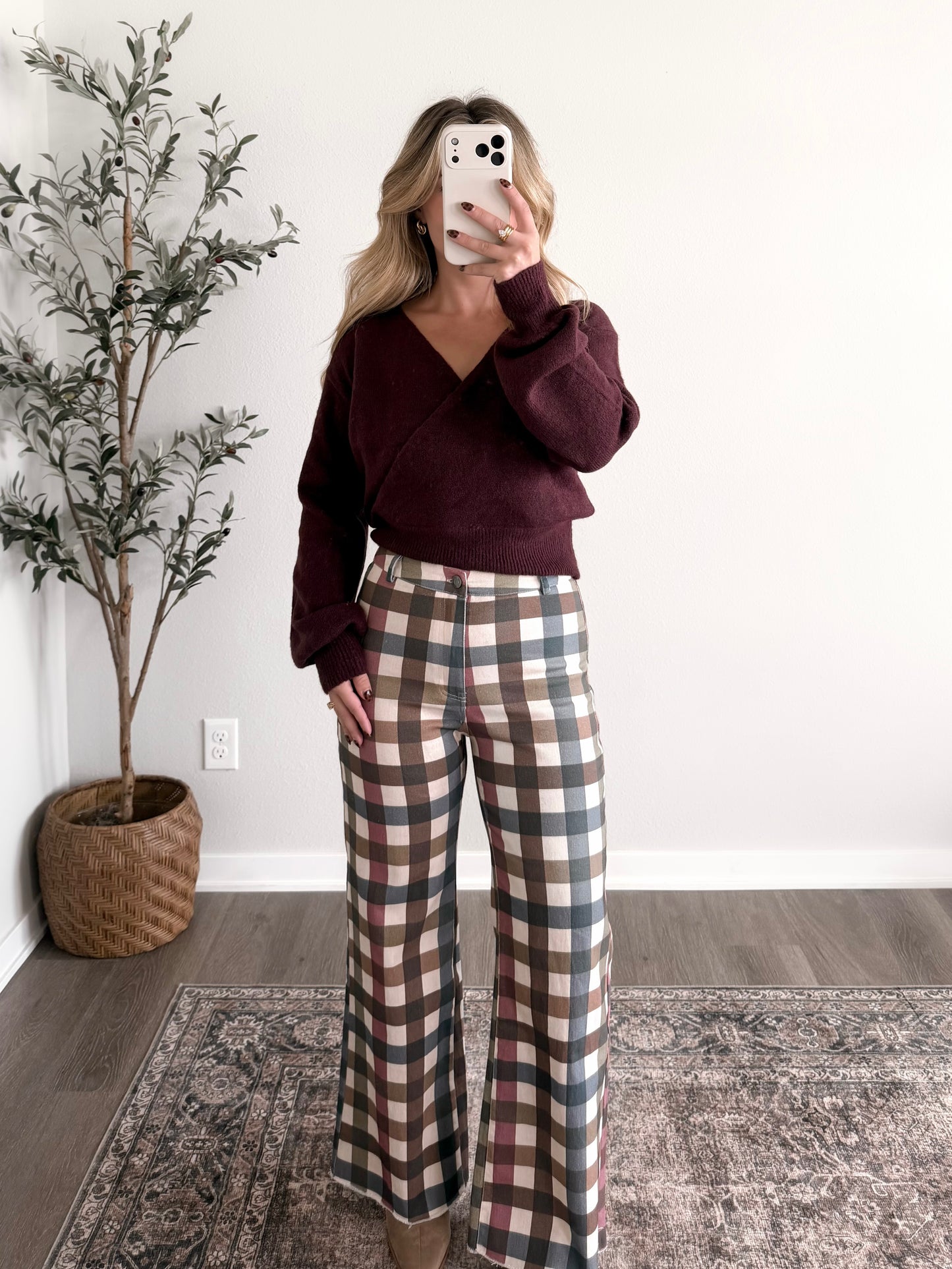 Blessed Knit Wrap Sweater