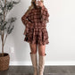 Rosewood Plaid Ruffle Dress