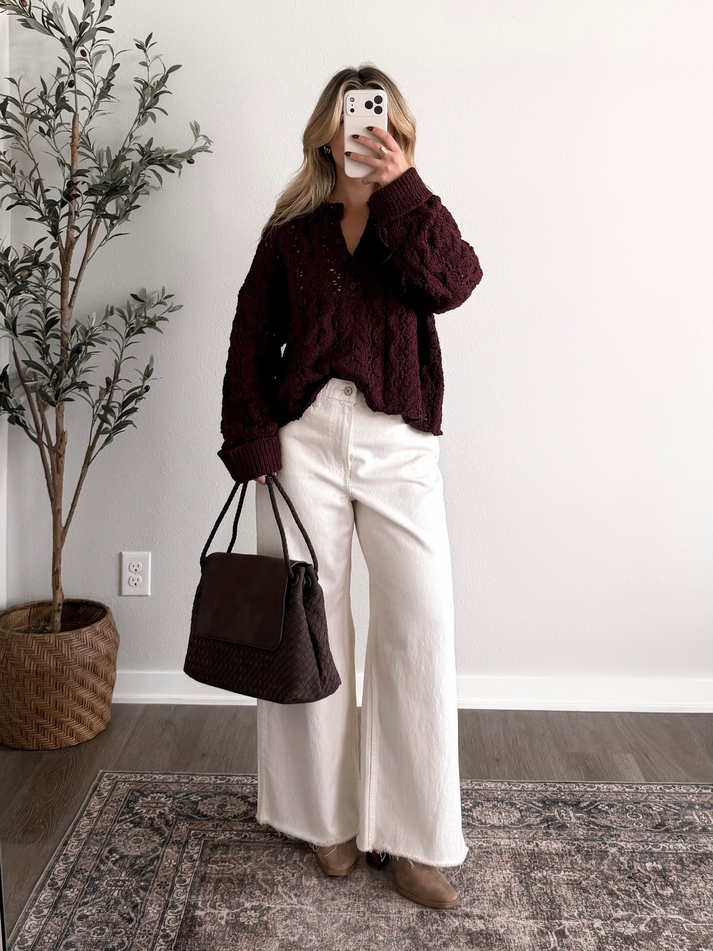 Bramble Berry Open Knit Sweater