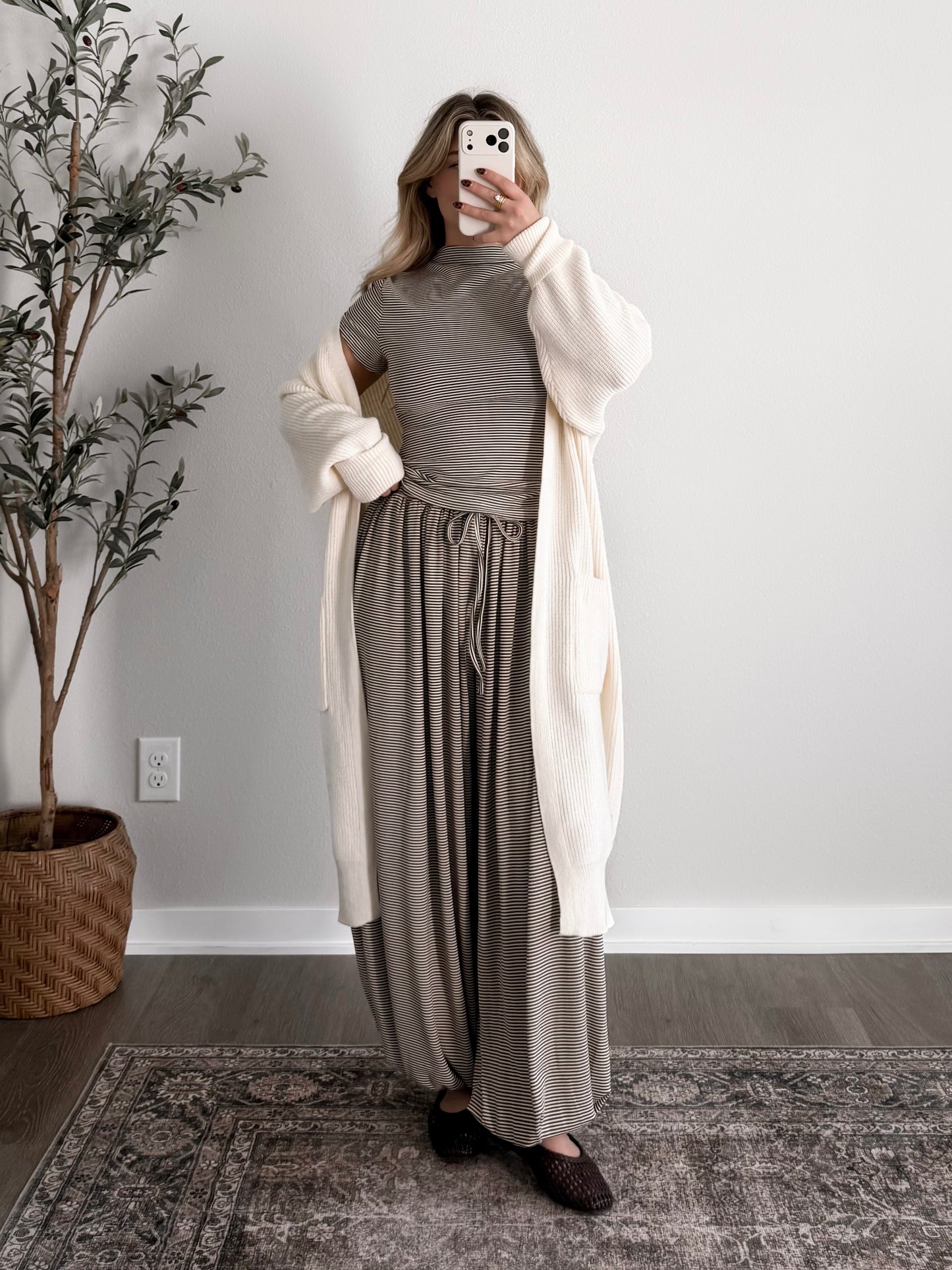 Comfy Company Striped Lounge Set