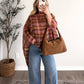 Cider House Plaid Poncho
