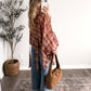 Cider House Plaid Poncho