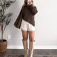 French Vanilla Lace Shorts