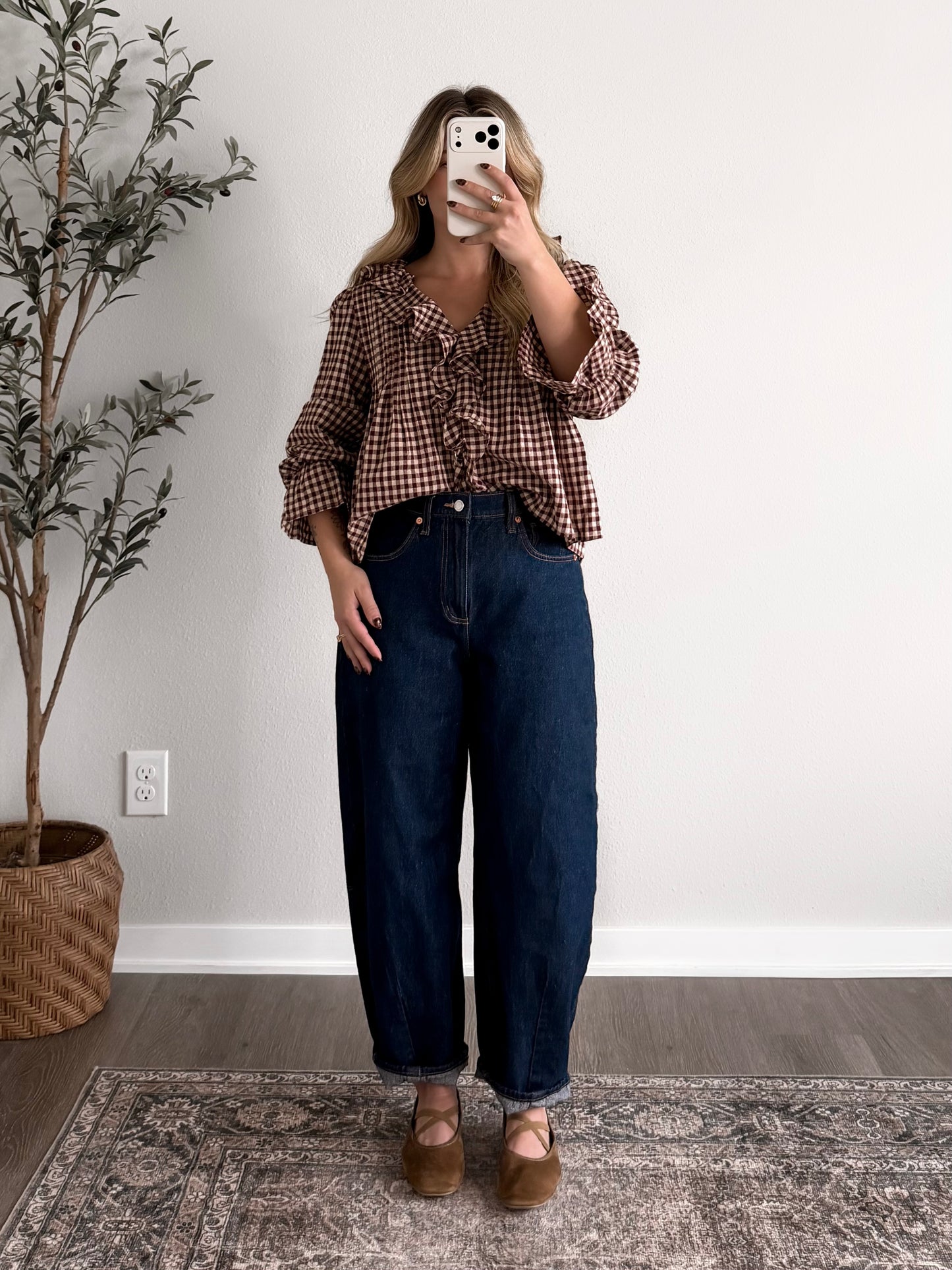 Sunday Supper Ruffle Blouse