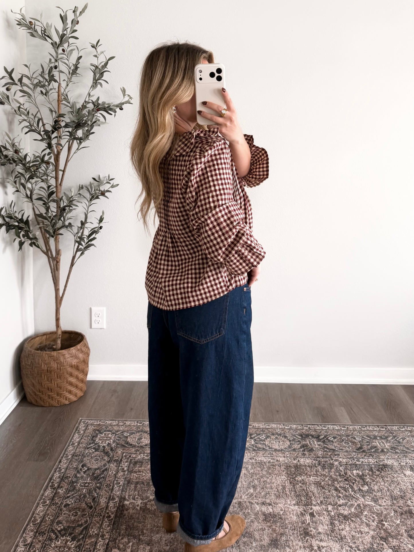 Sunday Supper Ruffle Blouse