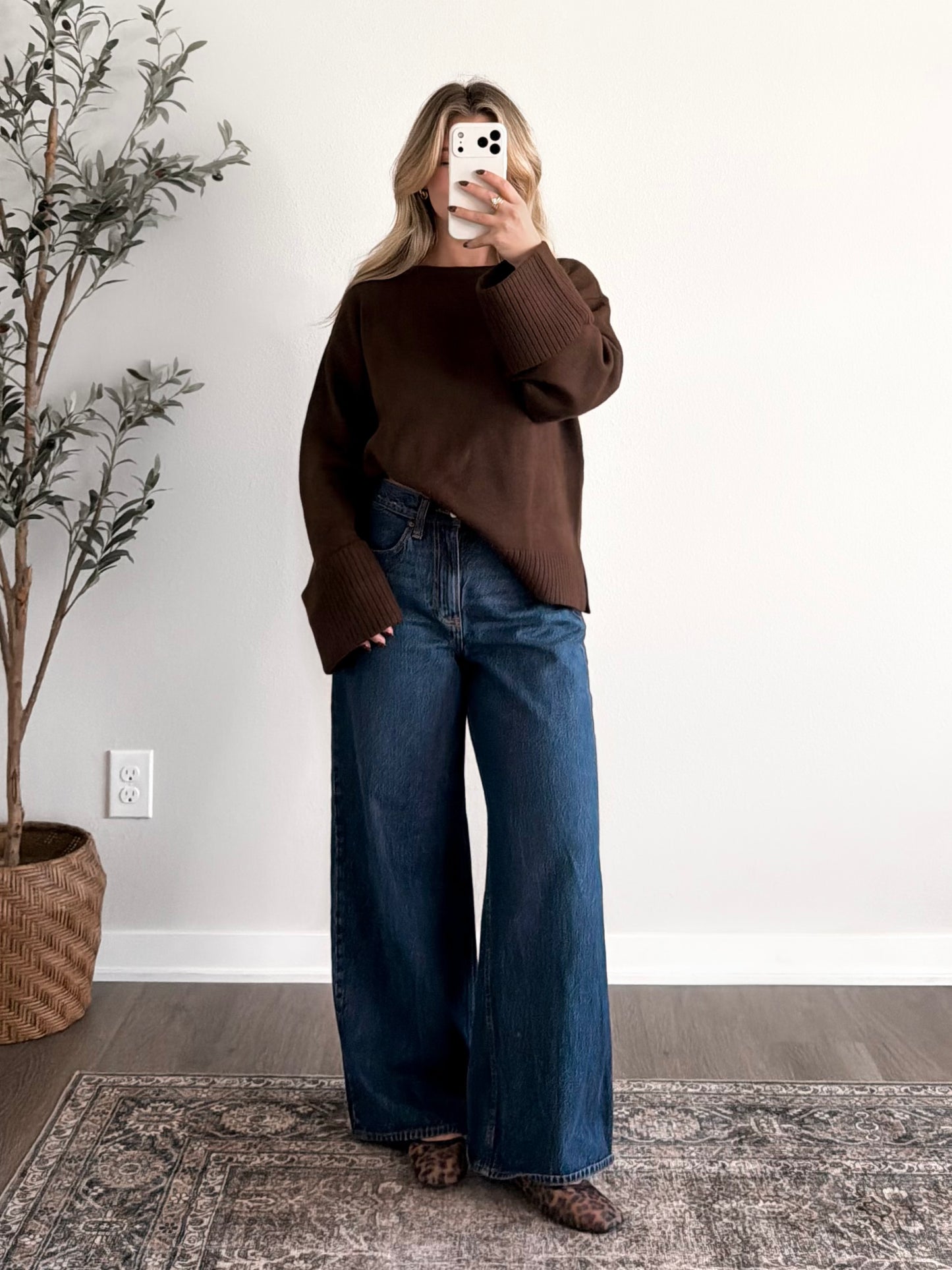Toasted Walnut Knit Sweater