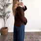 Toasted Walnut Knit Sweater