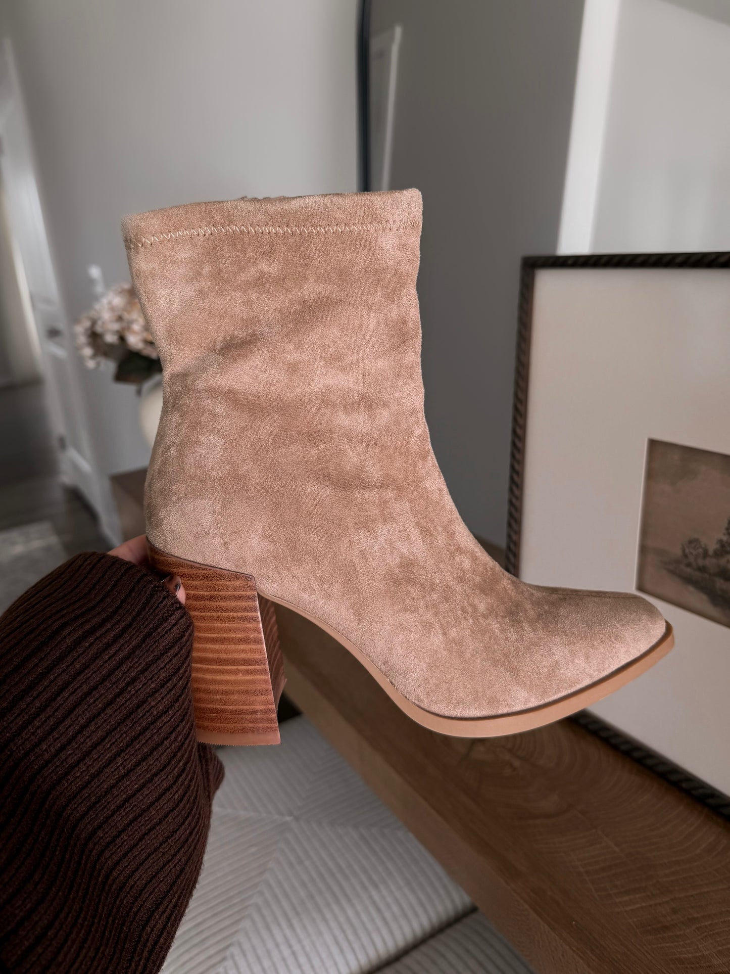 Sidonie Suede Ankle Boot