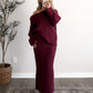 Holiday Muse Off Shoulder Knit Sweater