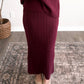 Holiday Muse Knit Midi Skirt