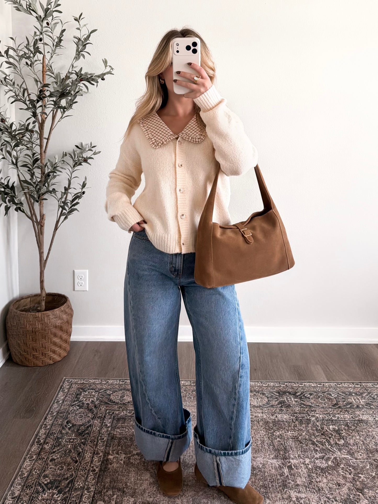 Betty Lou Collared Knit Cardigan (Restocking 11.02)