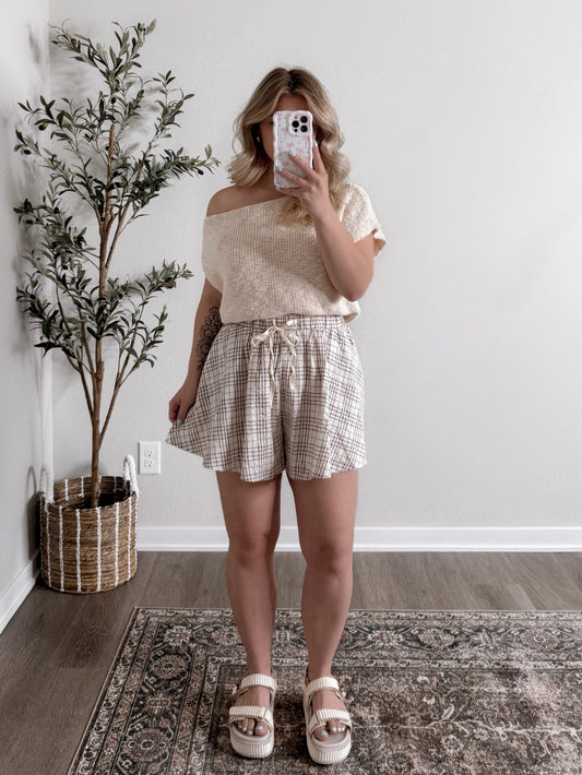 Georgia Gingham Check Short