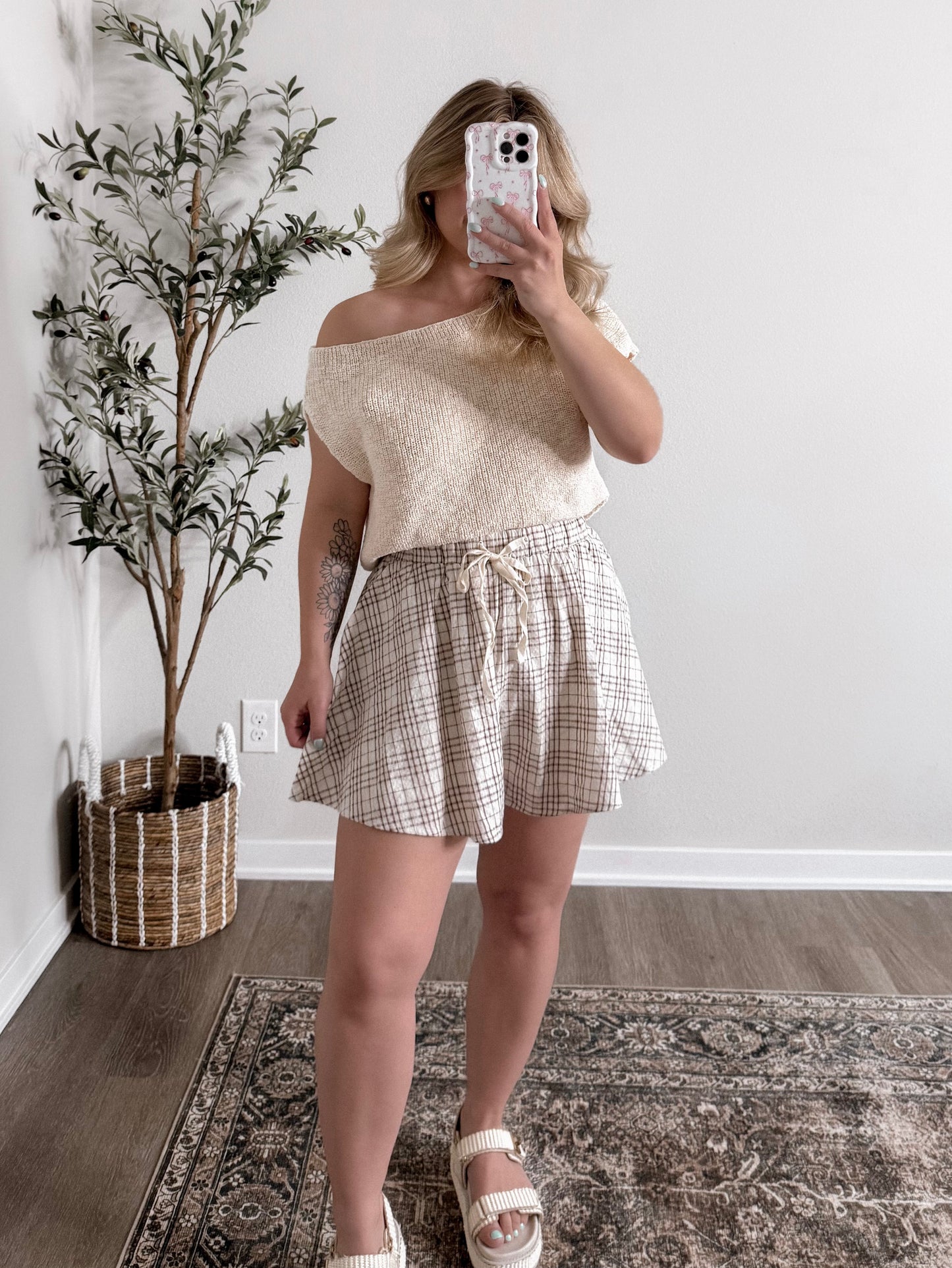 Georgia Gingham Check Short