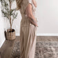 Daytime Relaxed Pant Set / Beige (coming in a new color soon)