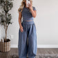 Free Falling Mineral Wash Barrel Pant