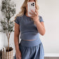 Free Falling Mineral Wash Top