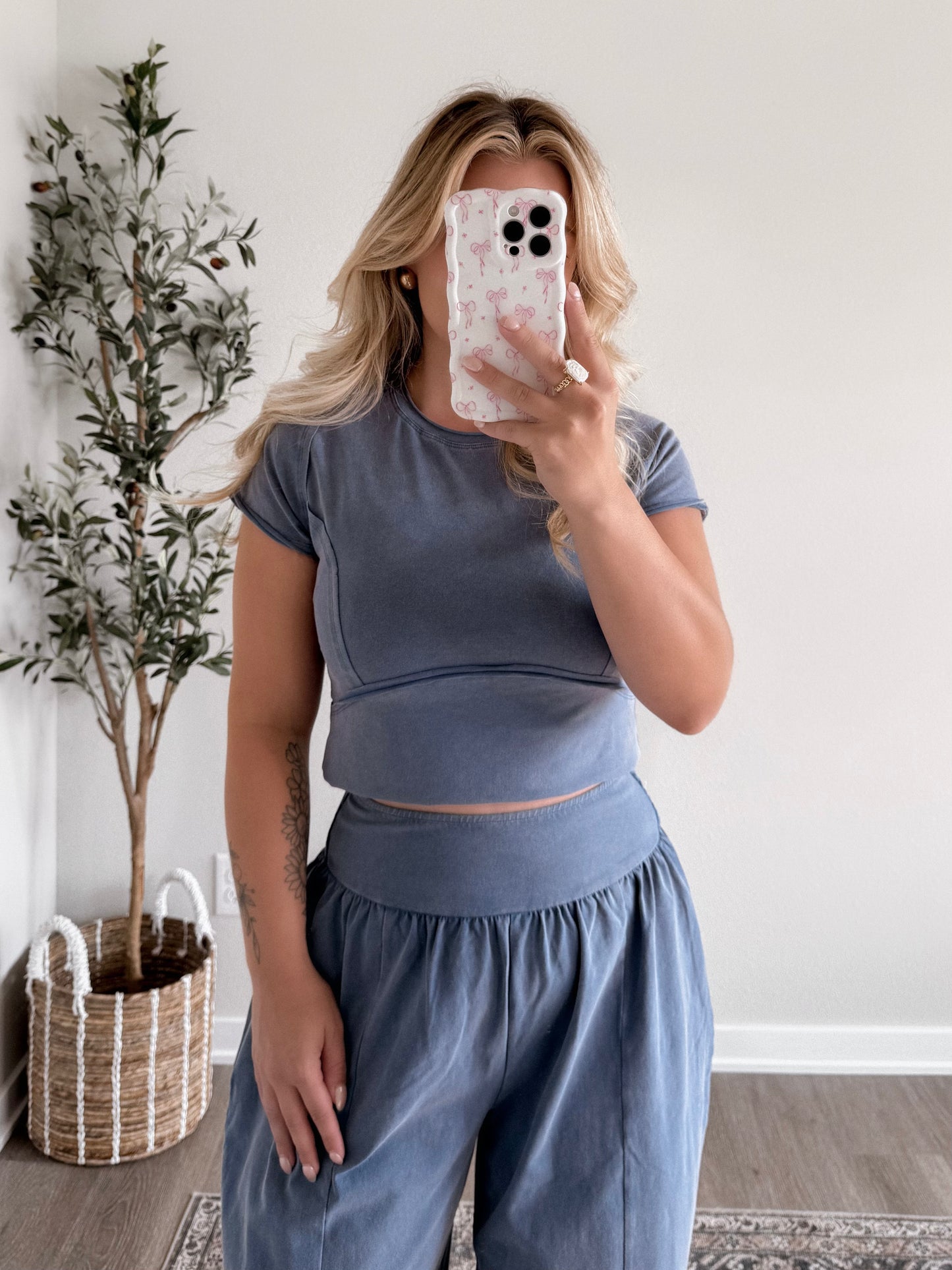 Free Falling Mineral Wash Top