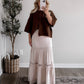 Neutral Crochet Midi Skirt