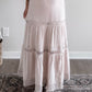 Neutral Crochet Midi Skirt