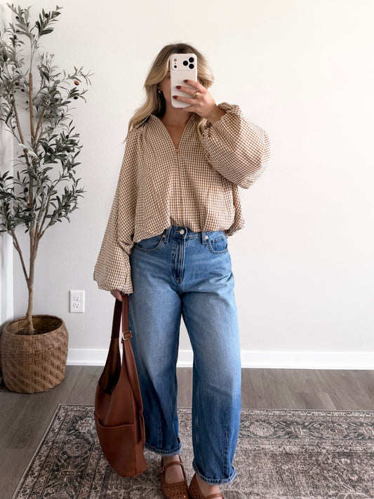Autumn Market Gingham Jacket